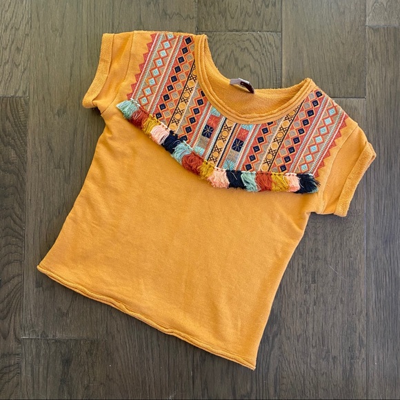 Chloe Oliver yellow Valencia top from Anthro - Picture 3 of 5